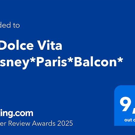 מאני-לה-הונגרה La Dolce Vita *Disney*Paris*Balcon* מראה חיצוני תמונה
